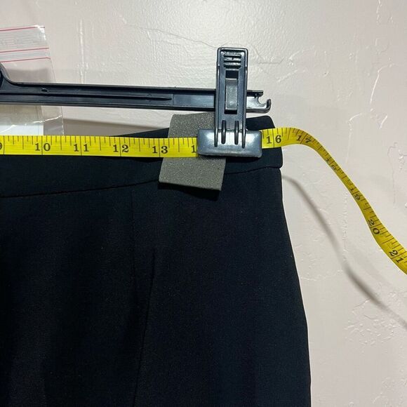 New Chanel Capri 7/8 Microfiber Pants Tissus Microf Pure Noir Black size 42 - Picture 8 of 11